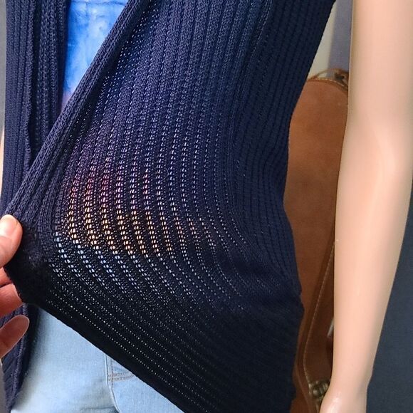 Derek Heart black knitted open cardigan - Picture 3 of 12